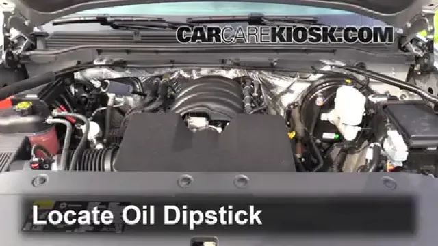 2014 GMC Sierra 1500 SLE 4.3L V6 FlexFuel Crew Cab Pickup Huile Vérifier le niveau de l'huile